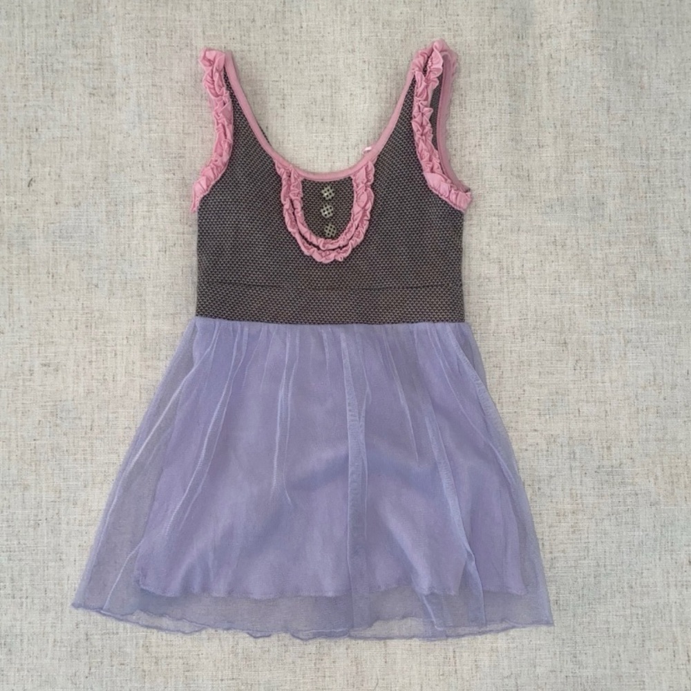 Matilda Jane Pink and Purple Ruffle Dress